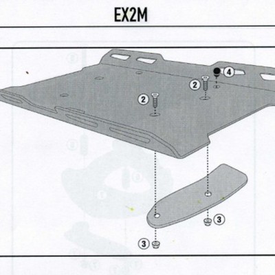 GIIV[기비/지비] M5/M6/M7 플레이트 전용 익스텐션 (알미늄) - EX2M