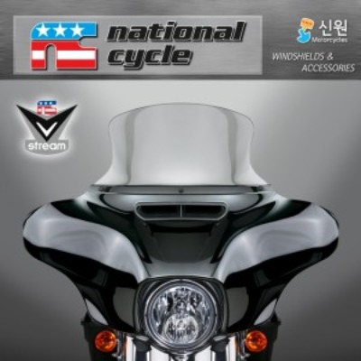 네셔널싸이클(Nationalcycle) Harley Davidson(할리 데이비슨) Touring(FLHT, FLHX) &#039;14~&#039;21 VStream® Windscreen(브이스트림 윈드스크린) N20408