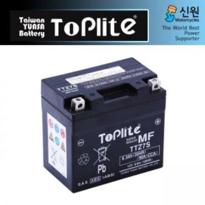 TOPLITE 톱라이트 대만 유아사 밧데리(배터리) TTZ7S(TOPLITE)