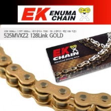 Enuma Chain EK체인 525 Quadra-X-Ring 체인 525MVXZ2-128L-골드