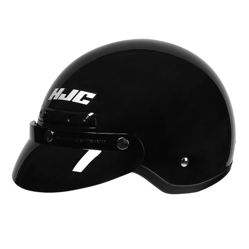 HJC 홍진 CL-2 블랙 오토바이 헬멧 반모 가벼운