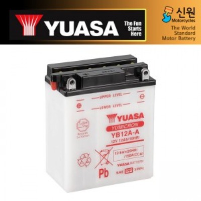 YUASA 유아사 USA(TAIWAN 생산) 밧데리(배터리) YB12A-A(YUASA)