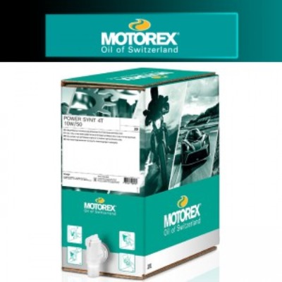 MOTOREX 모토렉스 4싸이클(4T) 100%합성 엔진오일 POWER SYNT 4T(파워 신트 4T)(10W/50) BAG IN BOX 20L