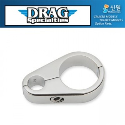 DragSpecialties 드래그스페셜 크롬 케이블 클램프 1인치 DS-223042