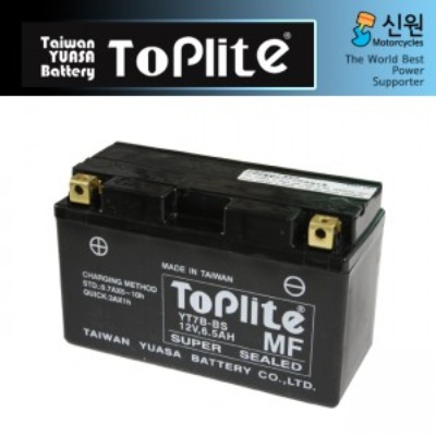 TOPLITE 톱라이트 대만 유아사 밧데리(배터리) YT7B-BS(TOPLITE)