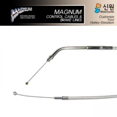 Magnum 매그넘 할리 데이비슨 스로틀 케이블 91.4cm(45°) 33146