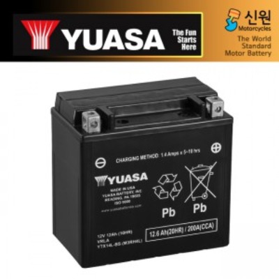 YUASA 유아사 USA 밧데리(배터리) YTX14L-BS(YUASA)