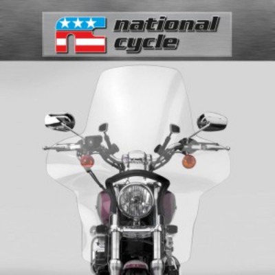 네셔널싸이클(Nationalcycle) Plexifairing™ Windshield Fairing - Clear (플렉시페어링 윈드쉴드 페어링 - 클리어) N8513-01