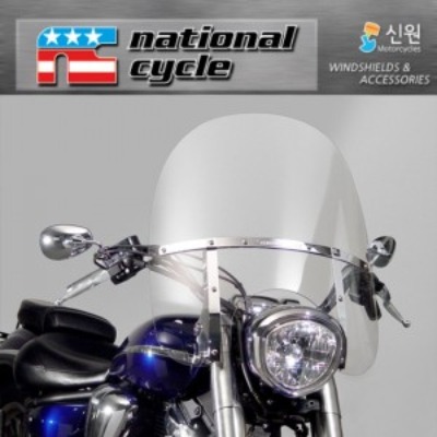네셔널싸이클(Nationalcycle) YAMAHA(야마하) &#039;07~&#039;14 XVS1300 SwitchBlade® 2-Up® Windshield(스위치 블레이드 윈드쉴드) N21137 세트