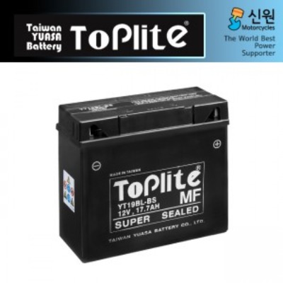 TOPLITE 톱라이트 대만 유아사 밧데리(배터리) YT19BL-BS(TOPLITE)