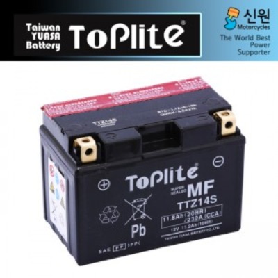 TOPLITE 톱라이트 대만 유아사 밧데리(배터리) TTZ14S(TOPLITE)