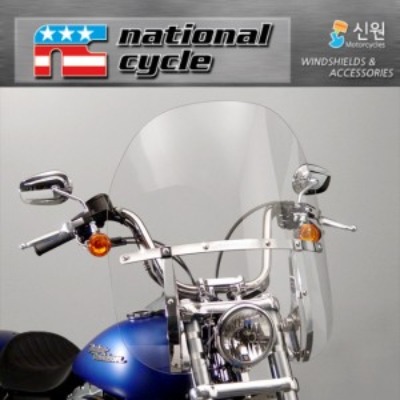 네셔널싸이클(Nationalcycle) HARLEY-DAVIDSON(할리데이비슨) FX 다이나 SwitchBlade® 2-Up® Windshield(스위치 블레이드 윈드쉴드) N21131A(구:N21131) 세트