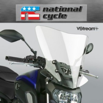 네셔널싸이클(Nationalcycle) YAMAHA(야마하) MT-07 &#039;17~&#039;20 (&#039;21불가) VStream+® Touring Windscreen - Clear (브이스트림 투어링 윈드스크린 - 클리어) N20330