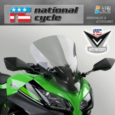 네셔널싸이클(Nationalcycle) KAWASAKI(가와사키) NINJA300 &#039;13~&#039;16 VStream® Sport Windscreen(스포츠 윈드스크린) N20111