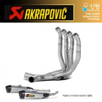 Akrapovic 아크라포빅 가와사키 ZZR1400 &#039;12~&#039;20 머플러 Header Pipe (Stainless Steel) E-K14R1
