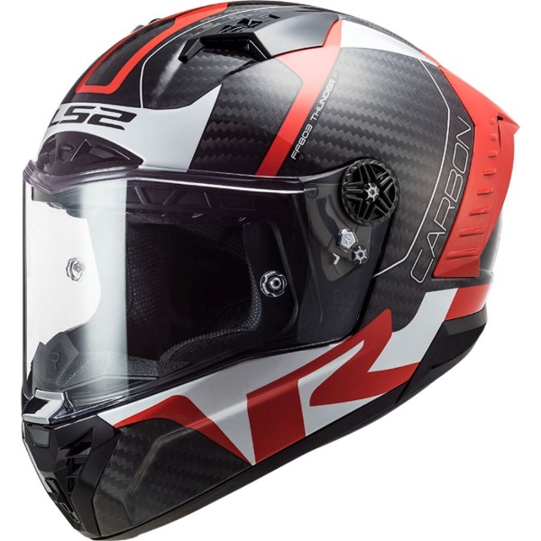 LS2 FF805 THUNDER C RACING1 GL.RED WHITE 헬멧