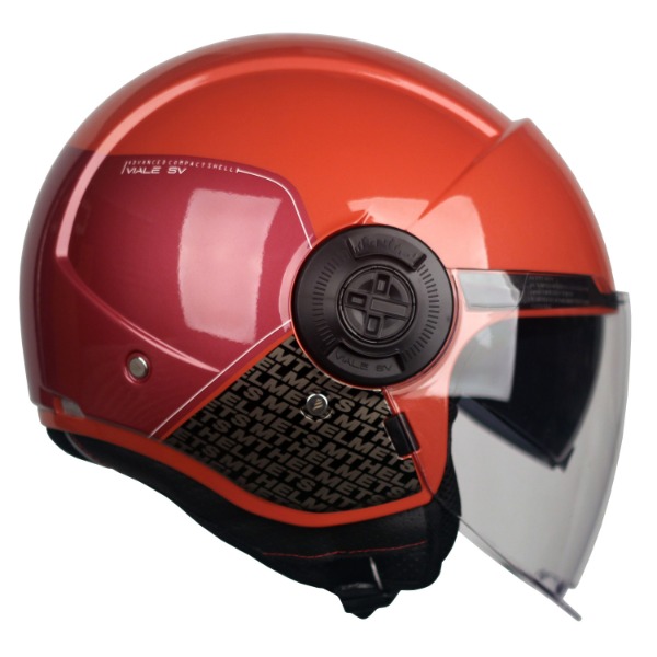 MT VIALE SV 비알레 브레이크 레드 오픈페이스 헬멧