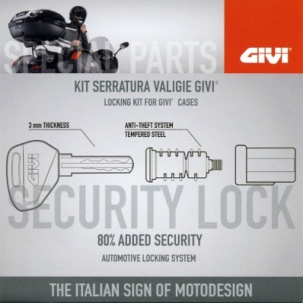 GIVI 안전 락(Security Lock) - 키6 + 실린더3 셋트 (제품번호 : SL103)