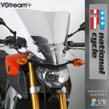 네셔널싸이클(Nationalcycle) YAMAHA(야마하) MT-09 &#039;13~&#039;16 VStream+® Touring Windscreen - Tall Clear (브이스트림플러스 투어링 윈드스크린 - 톨 클리어) N20312