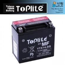 TOPLITE 톱라이트 대만 유아사 밧데리(배터리) YTX14-BS(TOPLITE)