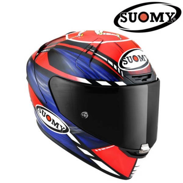 SUOMY 수오미 SR GP 온보드 레드-블루 풀페이스 헬멧