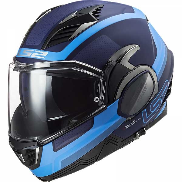 LS2 FF900 VALIANT ORBIT MATT BLUE 시스템 헬멧