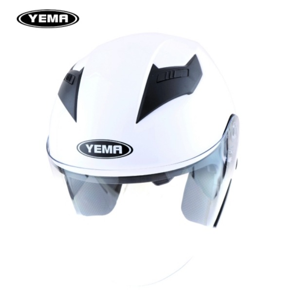 예마 헬멧 정품 화이트 오토바이 오픈페이스 바이크